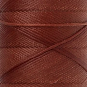 Fil plat en polyester ciré Slam Cord pour micro macramé 0.8 mm - Auburn x100m