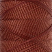 Fil plat en polyester ciré Slam Cord pour micro macramé 1 mm - Auburn x100m