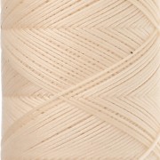 Fil plat en polyester ciré Slam Cord pour micro macramé 0.6 mm - Bisque x100m