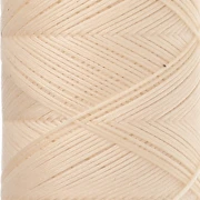 Fil plat en polyester ciré Slam Cord pour micro macramé 0.6 mm - Bisque x100m