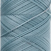 Fil plat en polyester ciré Slam Cord pour micro macramé 0.6 mm - Bleu clair x100m