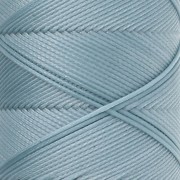 Fil plat en polyester ciré Slam Cord pour micro macramé 0.8 mm - Bleu clair x100m