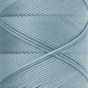 Fil plat en polyester ciré Slam Cord pour micro macramé 0.8 mm - Bleu clair x100m