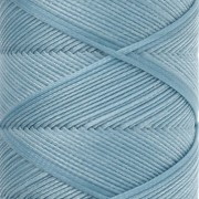 Fil plat en polyester ciré Slam Cord pour micro macramé 1 mm - Bleu clair x100m
