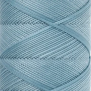 Fil plat en polyester ciré Slam Cord pour micro macramé 1 mm - Bleu clair x100m