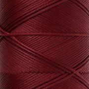 Fil plat en polyester ciré Slam Cord pour micro macramé 0.8 mm - Grenat x100m