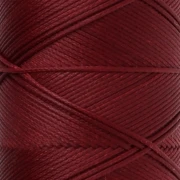 Fil plat en polyester ciré Slam Cord pour micro macramé 0.8 mm - Grenat x100m
