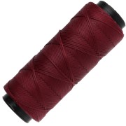 Grenat - Fil plat en polyester ciré Slam Cord pour micro macramé 1 mm - Grenat x100m Fil plat en polyester ciré Slam Cord pour micro macramé 1 mm - Grenat x100m