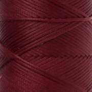 Fil plat en polyester ciré Slam Cord pour micro macramé 1 mm - Grenat x100m
