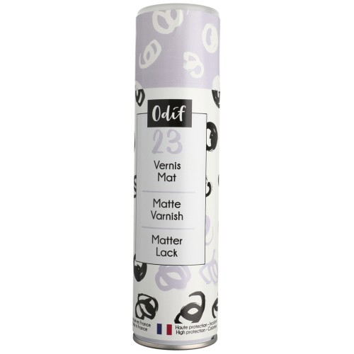 Vernis universel de protection en spray Odif n°23 tous supports Mat x250ml