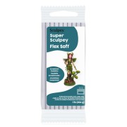 Pâte à modeler Super Sculpey Flex soft - Gris x454g
