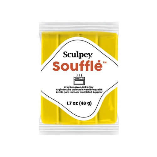 Pâte Sculpey Soufflé 48 gr - Cad Yellow (n°6079)