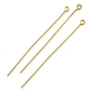 Clous tête ronde 50x0.7 mm souple doré x25|raw }}