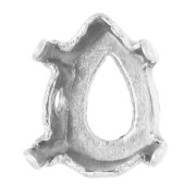 Serti griffe pour cabochon PureCrystal 4320 6x4 mm - Argenté x1|raw }}