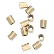 Tubes à écraser 1.6x2 mm - Gold filled (or laminé) x100