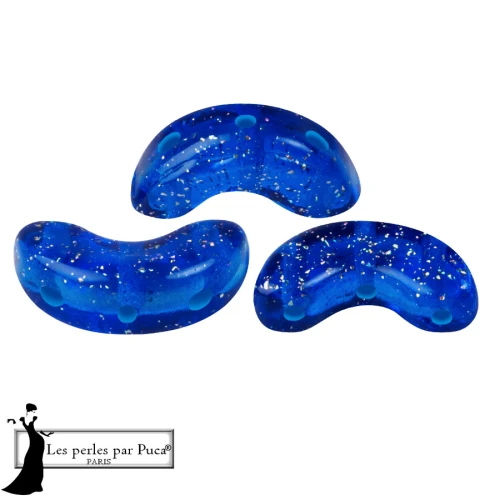 Arcos® par Puca® 5x10 mm - Transparent constellation Blue x10g