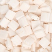 Miyuki Tila Beads 5x5x1.9 mm TL-2021 - Opaque Cream Mat x100g