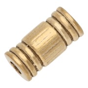 Tubes travaillés 10x5 mm - Acier inoxydable 304 Doré x4