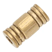Tubes travaillés 10x5 mm - Acier inoxydable 304 Doré x4