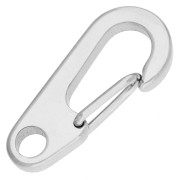 Fermoir mousqueton de sécurité 27x12 mm - Acier inoxydable 304 x1