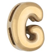 G - Poussoir lettre 7.5x5 mm pour cordon 1.6mm - G - Acier inoxydable 304 Doré Poussoir lettre 7.5x5 mm pour cordon 1.6mm - G - Acier inoxydable 304 Doré
