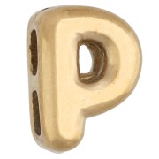 P - Poussoir lettre 8x6 mm pour cordon 1.6mm - P - Acier inoxydable 304 Doré x1 Poussoir lettre 8x6 mm pour cordon 1.6mm - P - Acier inoxydable 304 Doré x1