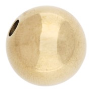 Perle ronde 14 mm - Acier inoxydable 303 Doré x1|raw }}