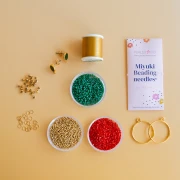 Mes bijoux DIY - Kit boucles d'oreilles soleil avec perles Miyuki