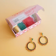 Mes bijoux DIY - Kit boucles d'oreilles soleil avec perles Miyuki