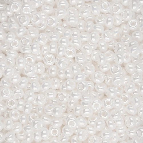 Perles rocailles Preciosa 9/0 2.5 mm - Chalkwhite Sfinx x250g