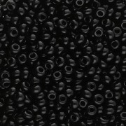 Perles rocailles Preciosa 9/0 2.5 mm - Jet x250g