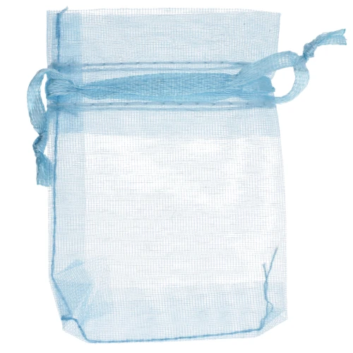 Sachets Organza 50x70 mm Aquamarine x20