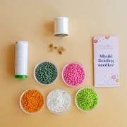 Mes bijoux DIY - Kit Boucles d'oreilles franges en tissage peyote pair