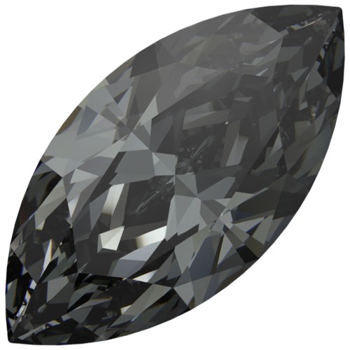 Navette Swarovski 4210 10x5 mm - Crystal Silver Night x1