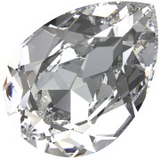 Crystal - Cabochon Swarovski 4320 6x4 mm - Crystal x1 Cabochon Swarovski 4320 6x4 mm - Crystal x1