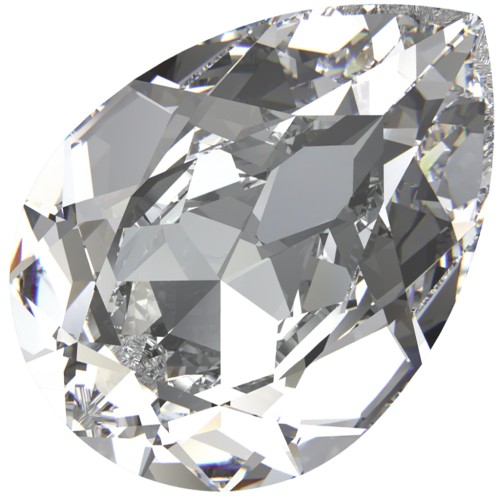 Cabochon Swarovski 4320 6x4 mm - Crystal x1