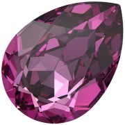 Dark Rose - Cabochon Swarovski 4320 6x4 mm - Dark Rose x1 Cabochon Swarovski 4320 6x4 mm - Dark Rose x1