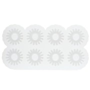 Fleur - Moule en silicone Gea Creations pour fabriquer des pendentifs marguerites 20 mm x1 Moule en silicone Gea Creations pour fabriquer des pendentifs marguerites 20 mm x1
