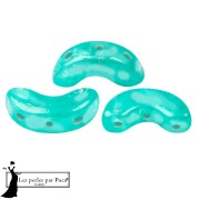Perles en verre Arcos® par Puca® 5x10 mm - Mishmash Emerald x10g