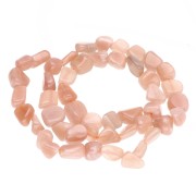 Perles nuggets 7 - 9 mm en pierre gemme - Sunstone x39cm