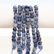 Perles nuggets 9 - 11 mm en pierre gemme - Sodalite x39cm