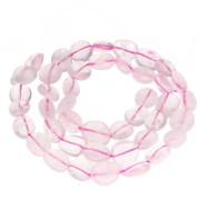 Quartz rose - Perles nuggets 8 - 11 mm en pierre gemme - Quartz rose x40cm Perles nuggets 8 - 11 mm en pierre gemme - Quartz rose x40cm