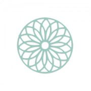 Intercalaire teinté laser cut rosace 24 mm Mint x1