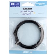 Fil de cuivre Artistic Wire 2.6 mm - Noir Anti-ternissement x1.5m