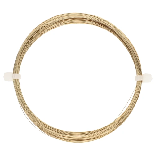 Fil de laiton rond 0.2 mm - Anti-ternissement x25m