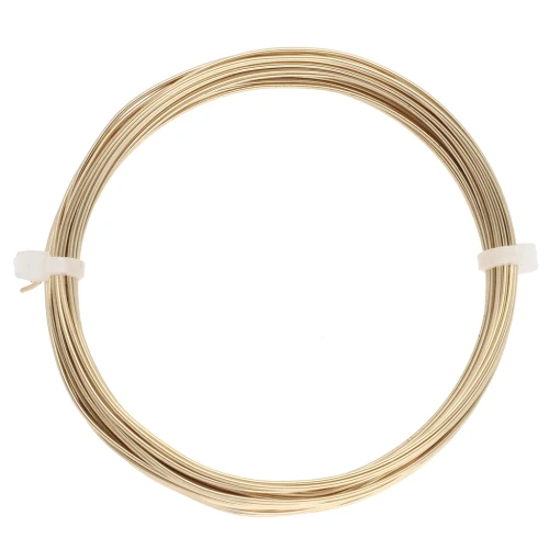 Fil de laiton rond 0.8 mm - Anti-ternissement x25m