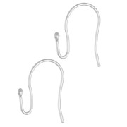 Crochets d'oreilles 15.5 mm - Argent 925 x2