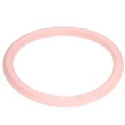 Rose clair - Bracelet jonc fin 65 mm en résine translucide - Rose clair marbré x1 Bracelet jonc fin 65 mm en résine translucide - Rose clair marbré x1