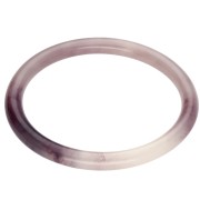Vieux mauve - Bracelet jonc fin 65 mm en résine translucide - Vieux mauve marbré x1 Bracelet jonc fin 65 mm en résine translucide - Vieux mauve marbré x1