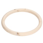 Marron - Bracelet jonc fin 65 mm en résine opaque - Nude - Marbré Marron x1 Bracelet jonc fin 65 mm en résine opaque - Nude - Marbré Marron x1